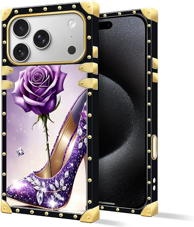 for iPhone 17 Pro Case Luxury Golden Decoration - Image 2