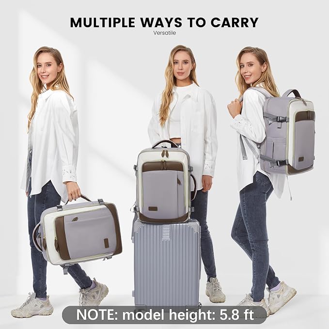 LOVEVOOK Travel Backpack for Women, 40L Carry On Backpack - Image 6