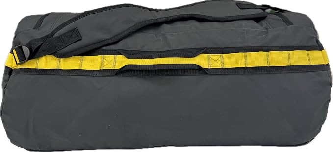 Element Equipment Trailhead Duffel Bag Shoulder Straps Waterproof Black/Yellow - Image 7