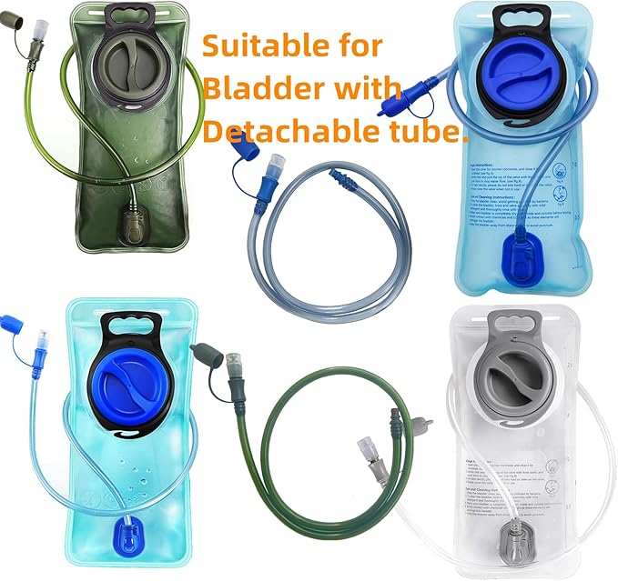 Hydration Bladder Universal Tube, Food Grade Silicone Mouthpiece, Straw Tube - Image 4