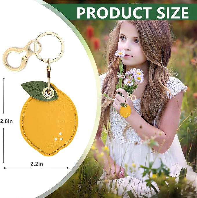 Leather Keychain Holder Case Compatible - Image 2