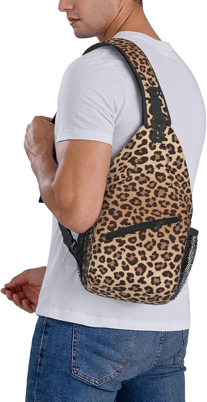 Leopard Print Crossbody Sling Bags - Image 7