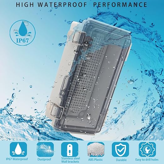 Outdoor Waterproof Electrical Box Junction Box Weatherproof IP67 ABS Plastic - Image 2