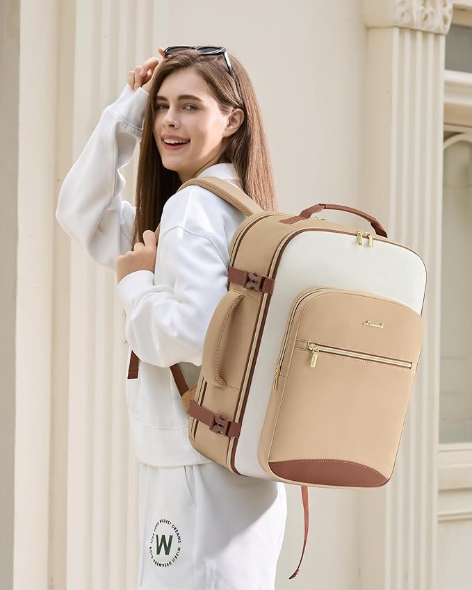 LOVEVOOK 40L Travel Backpack for Women & Men, Airline Approved Carry On Luggage - Image 6
