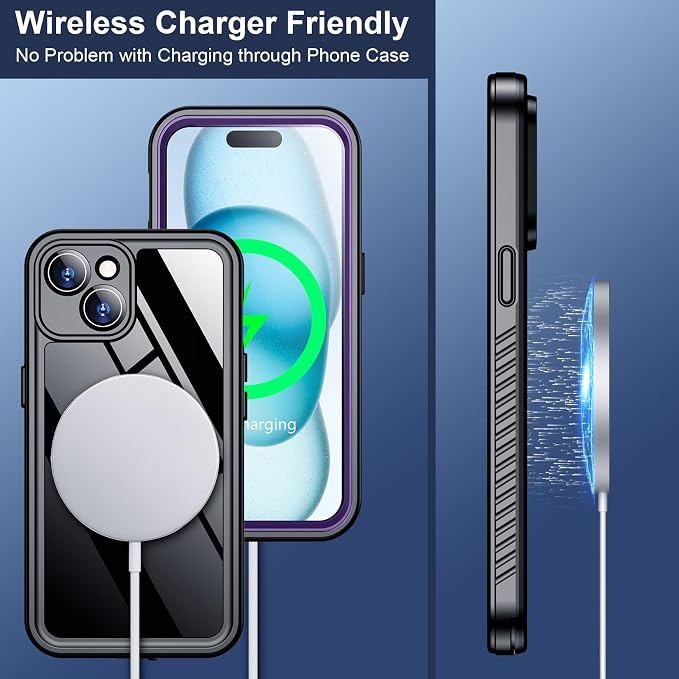 SPIDERCASE for iPhone 15 Case Waterproof, Built-in Lens & Screen Protector - Image 5