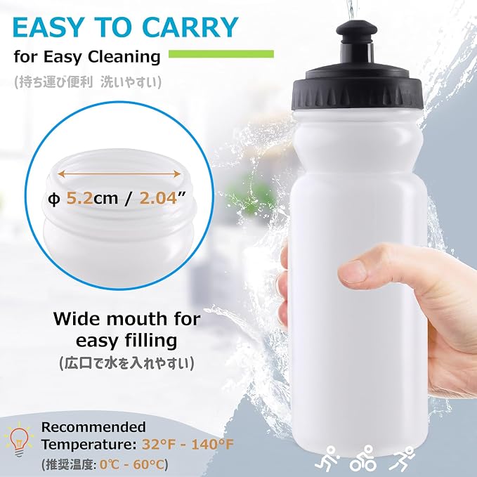 Azarxis TPU Soft Flask Collapsible Water Bottle Running Folding Gel Water - Image 4