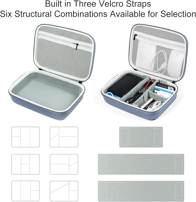 EVA Electronic Accessories Storage Case Large Shockproof Waterproof Storage Bag - Image 3