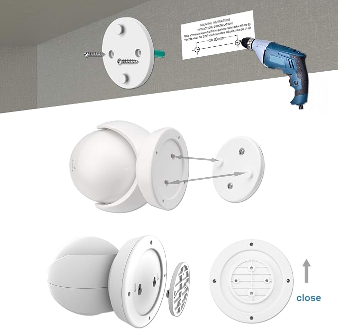 HONWELL Battery Operated Motion Sensor Light Outdoor Wireless Waterproof - Image 7