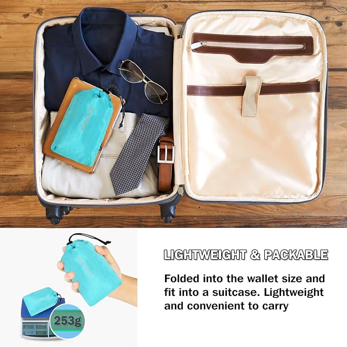 ZOMAKE Ultra Lightweight Packable Backpack 18L, Small Foldable Hiking Backpacks - Image 4
