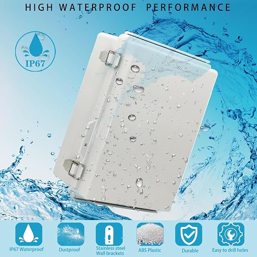 Outdoor Waterproof Electrical Box Junction Box Weatherproof IP67 ABS Plastic - Image 3