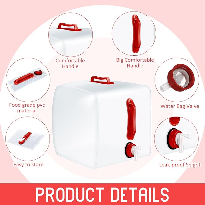 Reallnaive 3 Pack Collapsible Water Container - Image 3