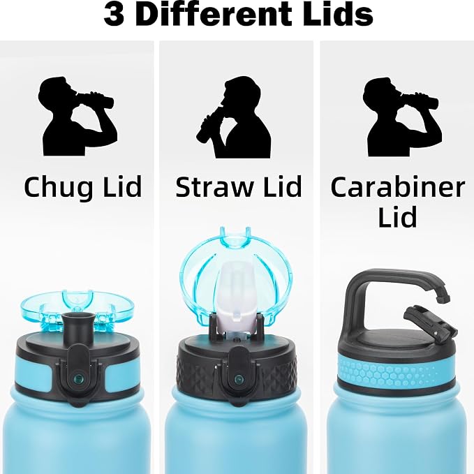 Oldley Insulated Water Bottle 20oz Water Bottles - Image 2