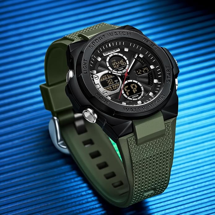 FANMIS Mens Military Multifunction Digital LED Watch Electronic Waterproof - Image 4
