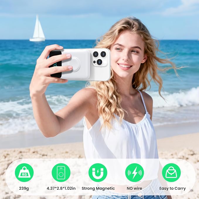 Magnetic Portable Charger for iPhone - Image 2