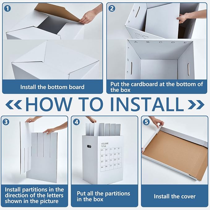 PerKoop 2 Pack Blueprint Holder Storage Organizer - Image 3