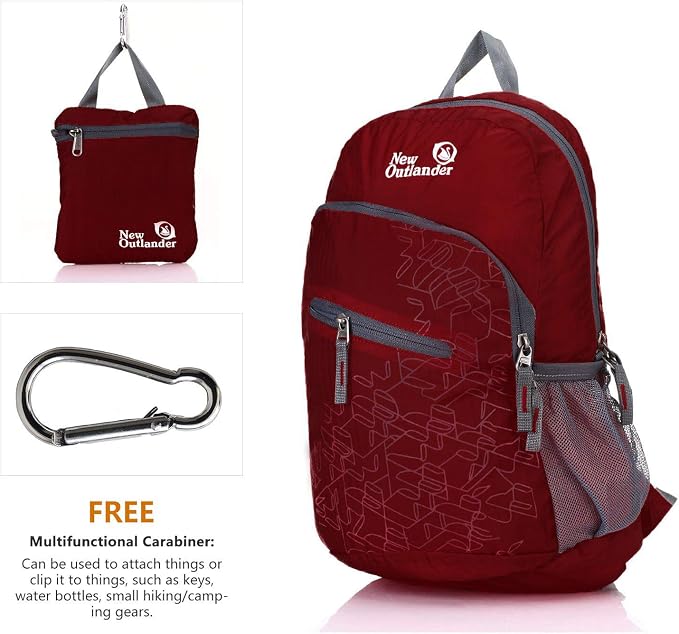 Outlander Packable Handy Lightweight Travel Hiking Backpack - Image 2