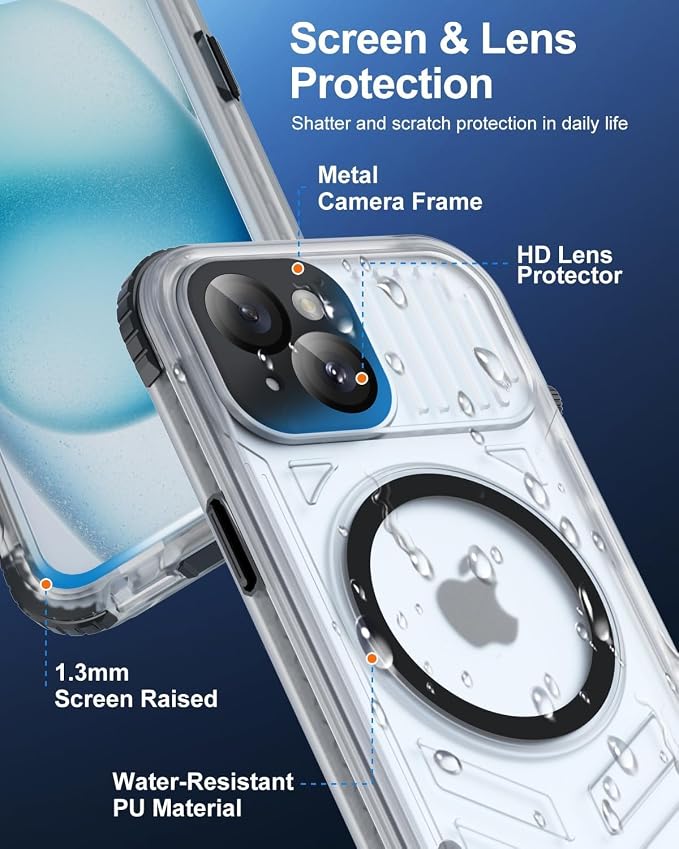 for iPhone 15 Plus Waterproof Case - Image 7