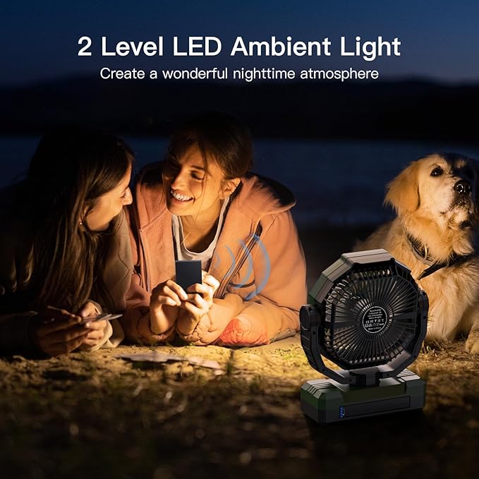 FRIZCOL 3-in-1 Camping Fan - Image 3