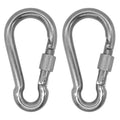 304 Stainless Steel Carabiners -4 inch Heavy Duty, Durable & Rust-Free Clips by Outmate