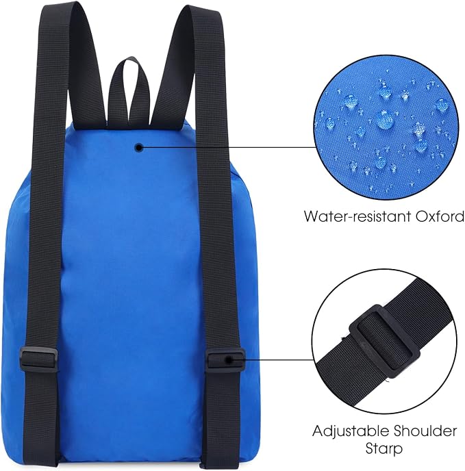 WANDF Swim Bag Mesh Drawstring Backpack Beach Backpack - Image 4