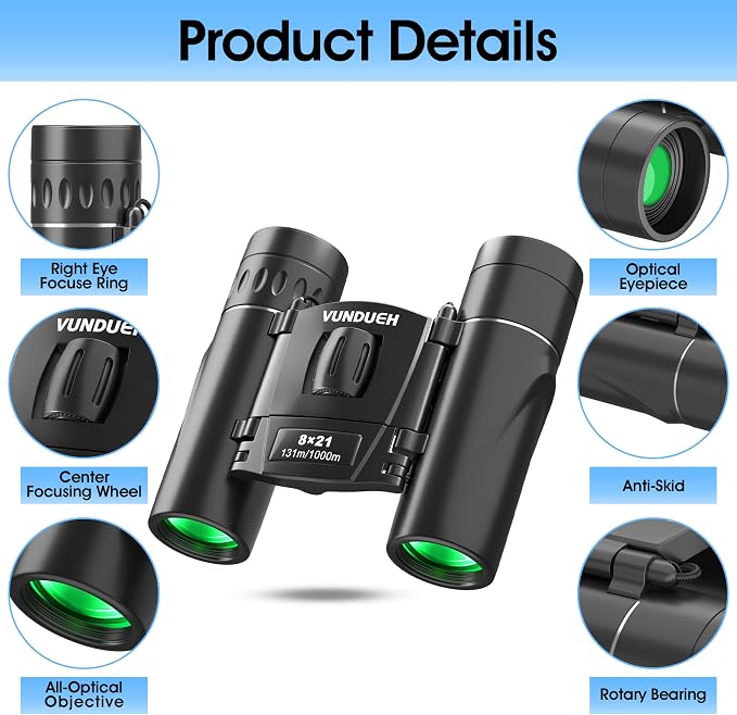 Mini Compact Binoculars for Adults and Kids - Image 8