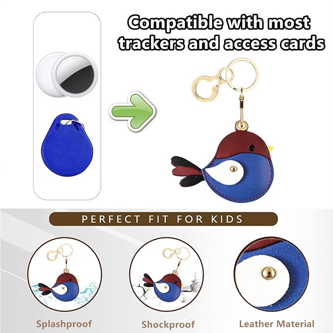 BORKUANA Leather Keychain Holder Case Compatible - Image 4