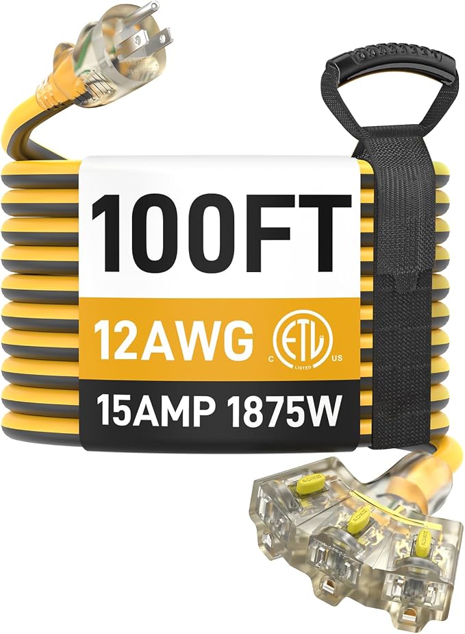 100FT Outdoor Extension Cord by primoWire