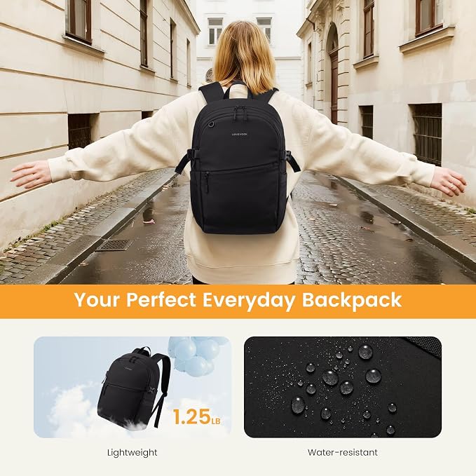 LOVEVOOK Everyday Backpack for Women, Chic Versatile Backpack - Image 4