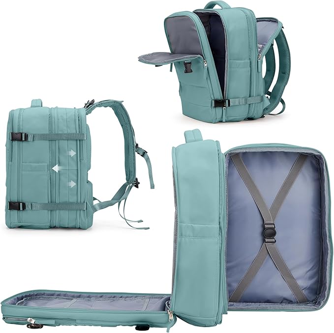 coowoz Large Travel Backpack For Women Men, Carry On Backpack, Hiking Backpack by coowoz