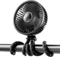 Gaiatop Baby Stroller Fan, 4000mAh Oscillating Mini Portable Fan by GAIATOP