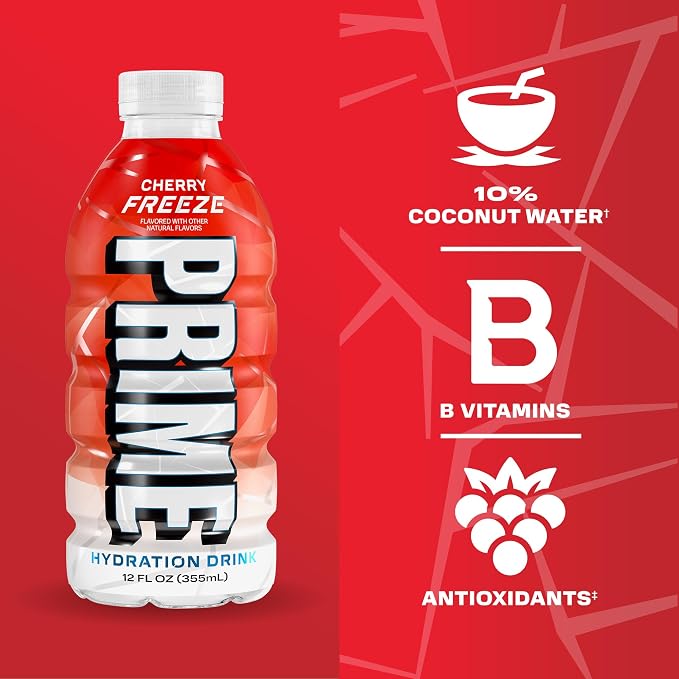 PRIME Hydration Cherry Freeze & Future Freeze Sports Drinks - Image 5