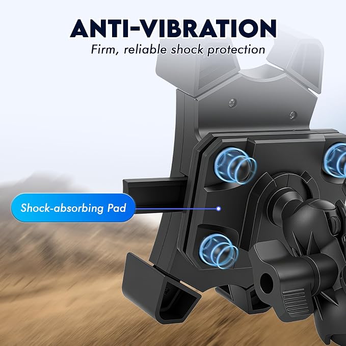 Kayak Phone Holder Mount Quick Install Auto Lock, 360°Adjustable Kayak Phone - Image 5