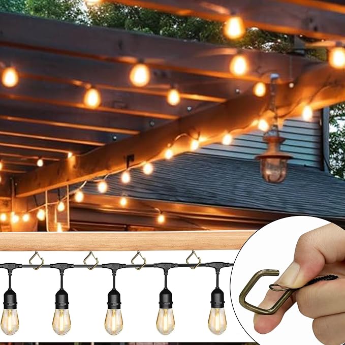 30 Pcs Bronze Eye Hooks Screw Heavy Duty, Ceiling Hooks - Image 4
