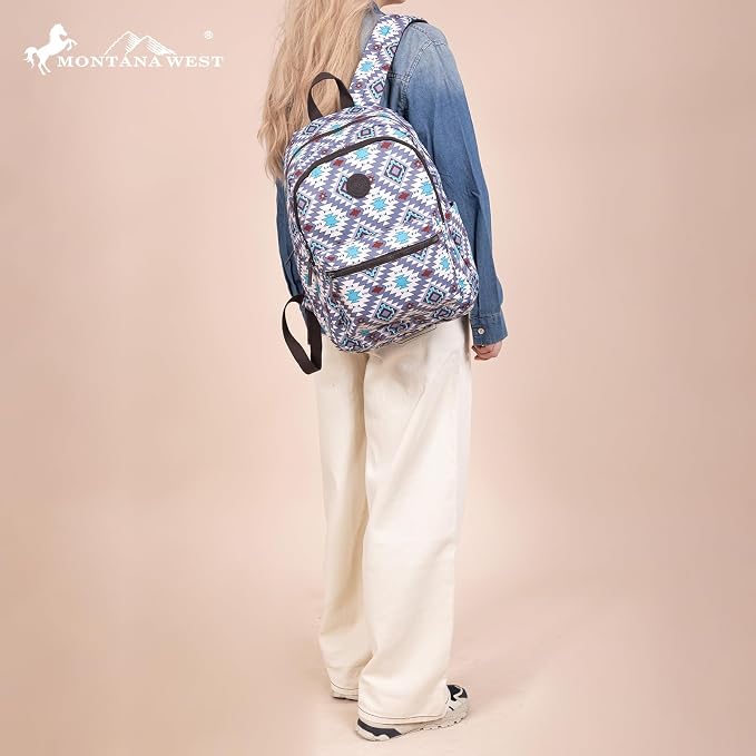 Montana West Backpack for Women Western Travel Backpack Purse Casual Daypack - Image 3