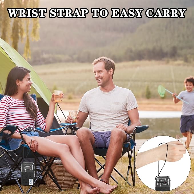 Portable AM FM Transistor Radio Battery Operated, NOAA Weather Radio - Image 7