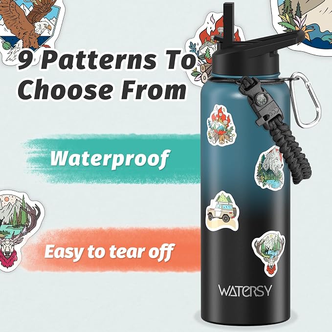 40oz Insulated Water Bottle, BPA Free&Leak Proof, Stainless Steel Water Flask - Image 4