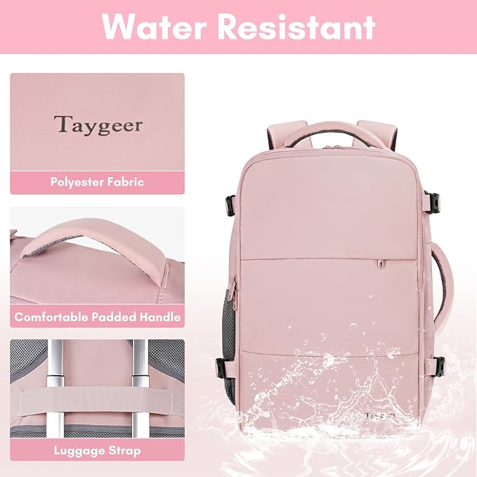 Taygeer Travel Backpack for Women, Carry On Backpack - Image 7