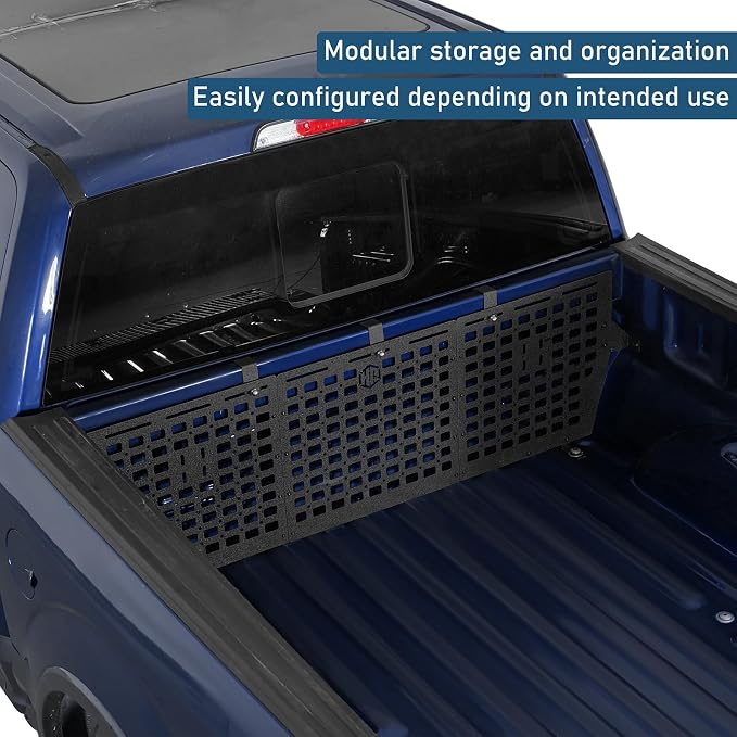 Hooke Road F150 Front Truck Bed MOLLE Panel System Cargo Rack - Image 4