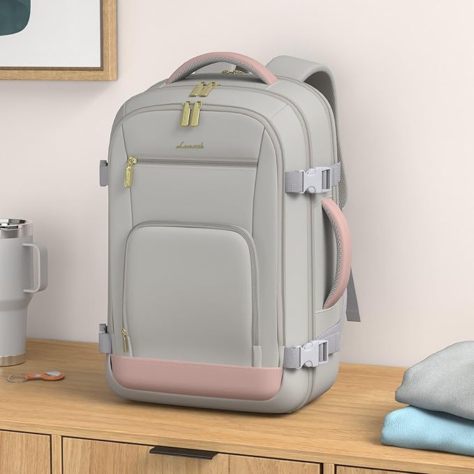 LOVEVOOK Large Travel Backpack For Women, 50L Carry On Backpack Flight Approved - Image 2