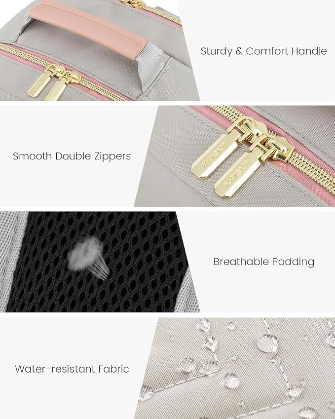 LOVEVOOK Laptop Backpack Purse for Women, Work Travel Computer Bags, College - Image 9