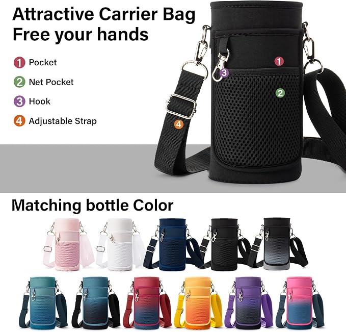 DYSANKY 32 oz Insulated Water Bottle | Thickened Stainless Steel Vacuum Metal | - Image 6