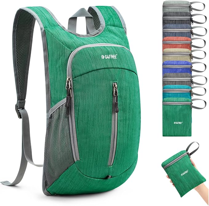 G4Free 10L Hiking Backpack Small Travel Hiking Daypack Lightweight Packable by G4Free