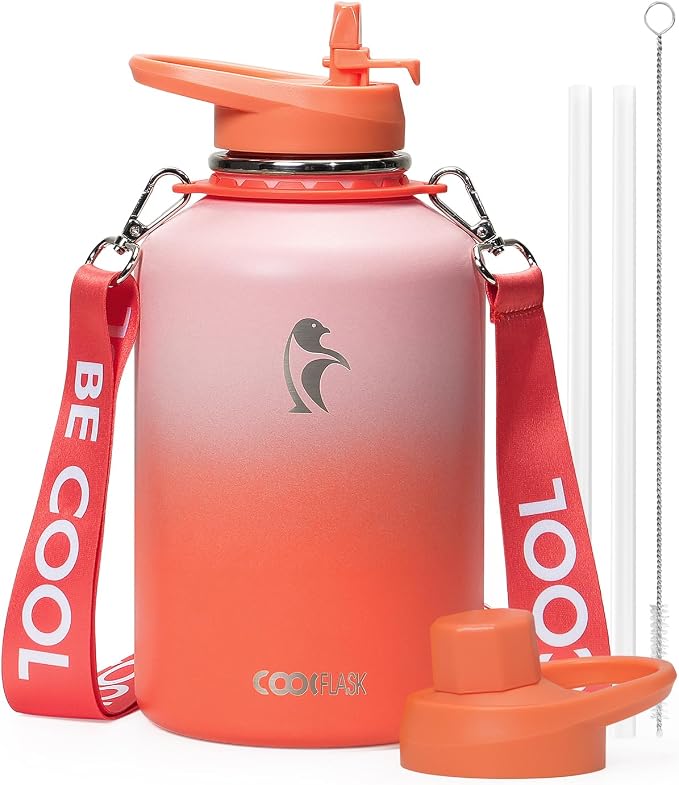 Coolflask 64 oz Water Bottle by Coolflask
