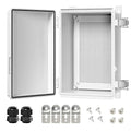 LeMotech Electrical Box, IP67 Waterproof Hinged Cover Stainless Steel Latch by LeMotech