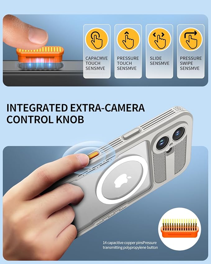 Lanhiem Magnetic for iPhone 16 Case, IP68 Waterproof Dustproof Case, Full Body - Image 8
