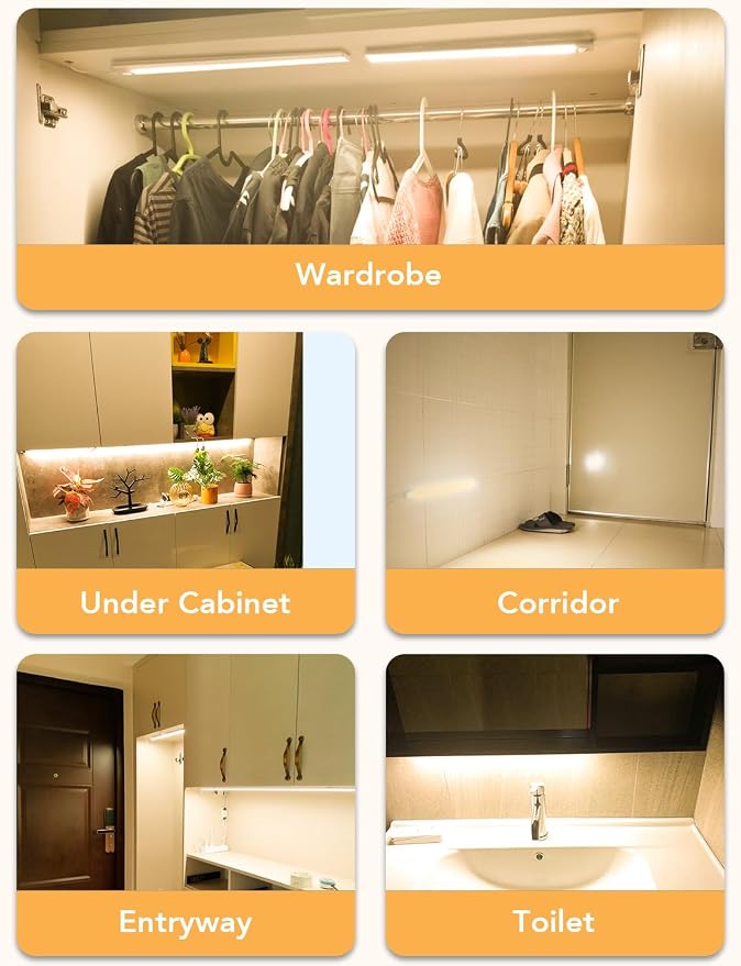 Under Cabinet Lighting, Motion Sensor Lights Indoor Plug in - Image 5