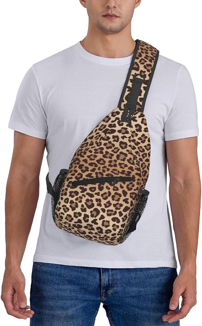 Leopard Print Crossbody Sling Bags - Image 6