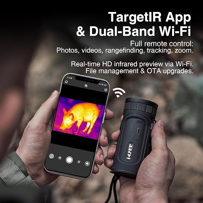 EM10-256 Thermal Monocular, 10mm Focal Lens, 256×192 12μm Night Vision Infrared - Image 7