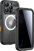 Lanhiem Magnetic for iPhone 16 Pro Case, Built-in Privacy Screen Protector by LanhiemHome