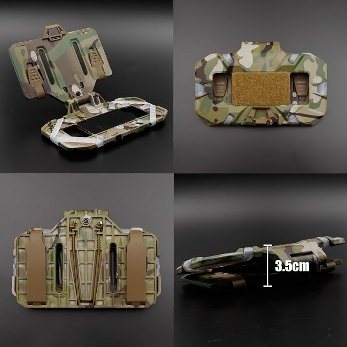Zhongren Tactical Plate Carrier Vest Attachments Universal Phone Chest Mount - Image 3